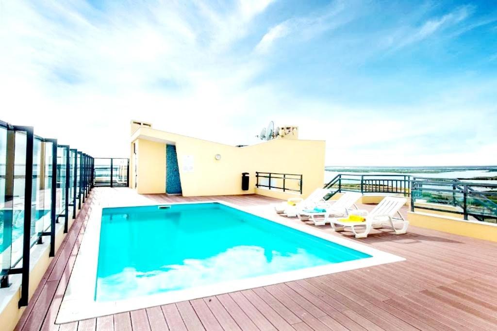A Gaivota Ria Formosa Waterfront Lux Apart With Pool, Olhao, Algarve Экстерьер фото